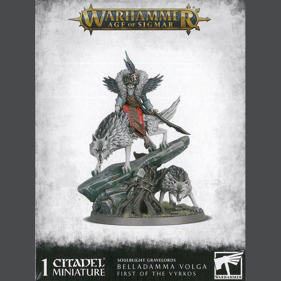 Games Workshop Belladamma Volga – 27-teiliges Modell, First Of The Vyrkos, Mit 60 Mm Basis